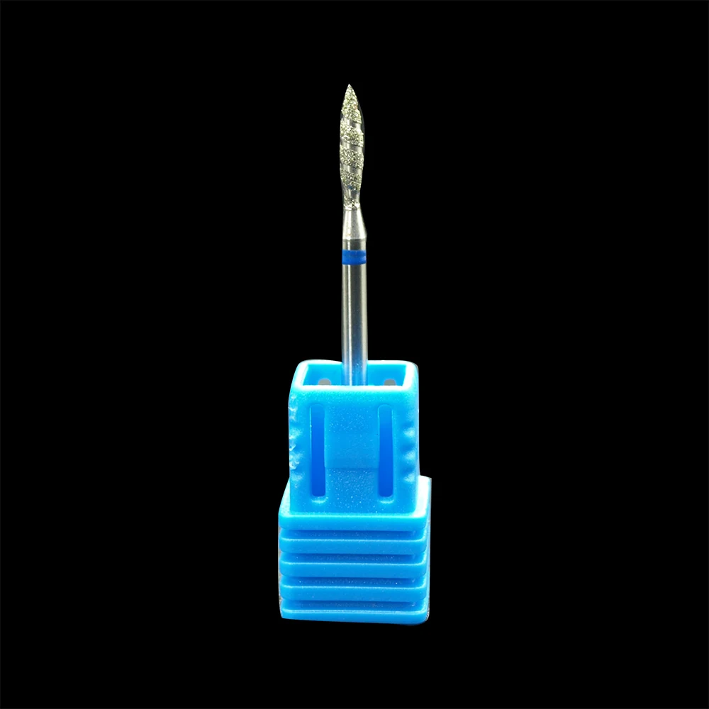 1Pc Tornado Flame Diamond Nail Drill Bit 3/32\