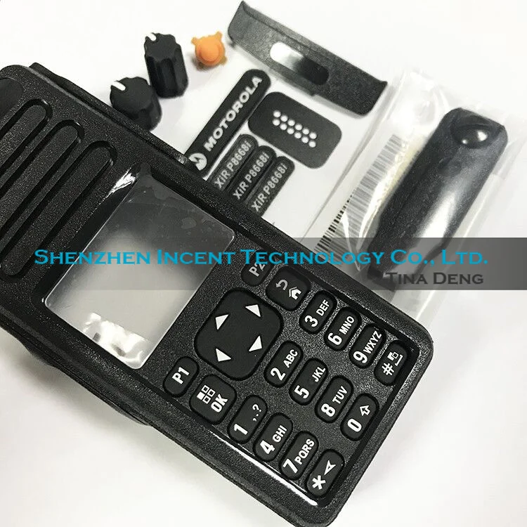VOIONAIR Front Outer Case Housing Cover Shell for Motorola XIR P8668I Radio