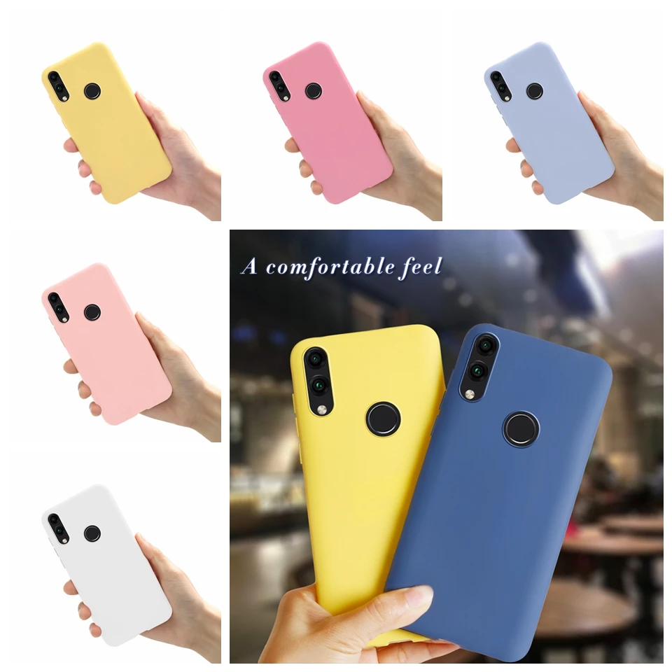 Cute Matte Thin Candy Phone Case for Honor 8C BKK-LX2 8c BKK-LX1 Shockproof Silicone Case for Honor 8C BKK-L21 Prime Soft Cover