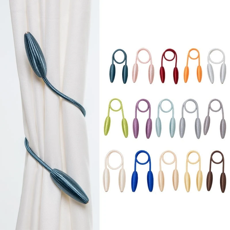 1Pc Arbitrary shape strong Curtain Tiebacks Plush Alloy Hanging Belts Ropes Curtain Holdback Curtain Rods Accessoires