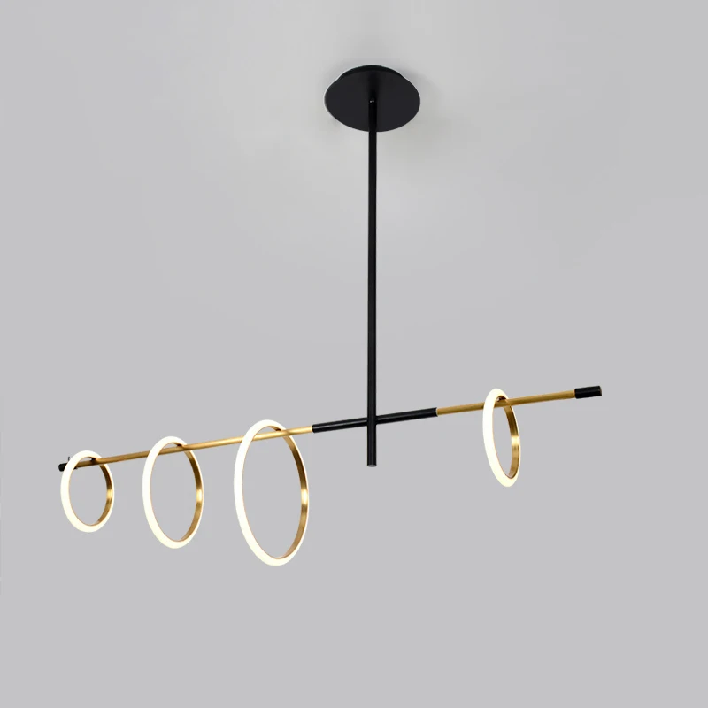 simples e moderno criativo anel de luz luxo nordic designer aureola guia ferroviario moveis sala jantar lustre 01