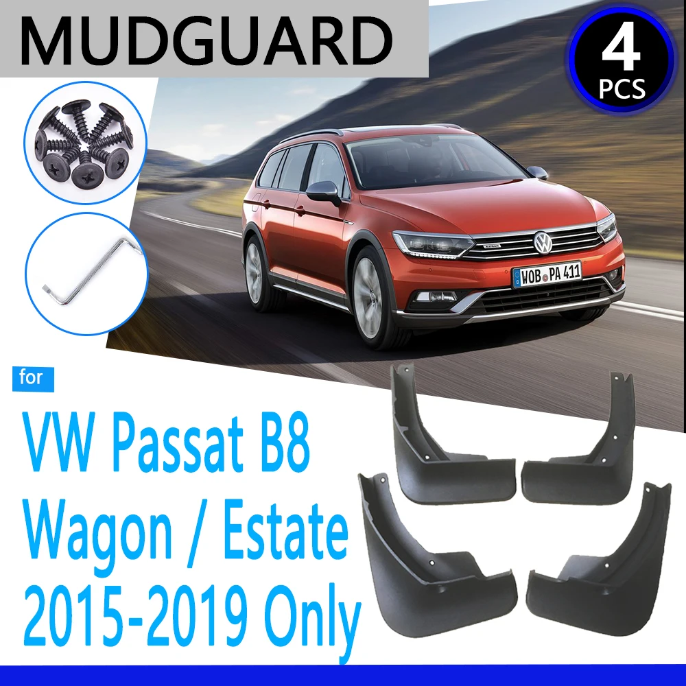 

Mudguard for Volkswagen VW Passat B8 Wagon Estate 2015~2019 2016 2017 2018 Car Accessories Mudflap Fender Auto Replacement Parts