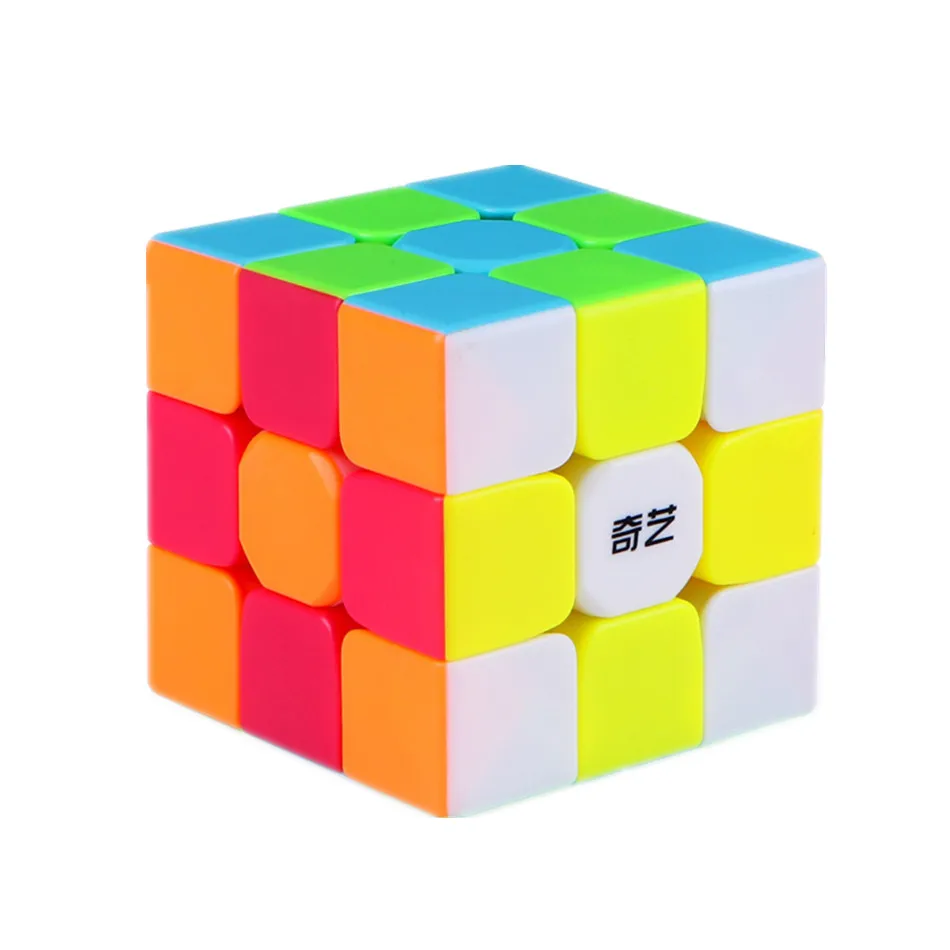 Kostka Qiyi Warrior S Magic Cube Kolorowa bez naklejek szybkościowa kostka 3x3 antystresowa 3x3x3 Kostki edukacyjne do nauki i rozrywki