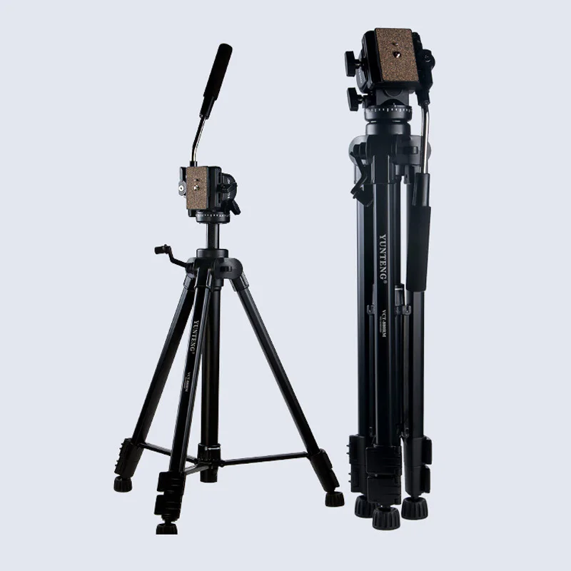 Photo Studio New Tripod Yunteng VCT-880 Aluminium Tripod for DSLR Camera Support Flexible Photography Stand Kit