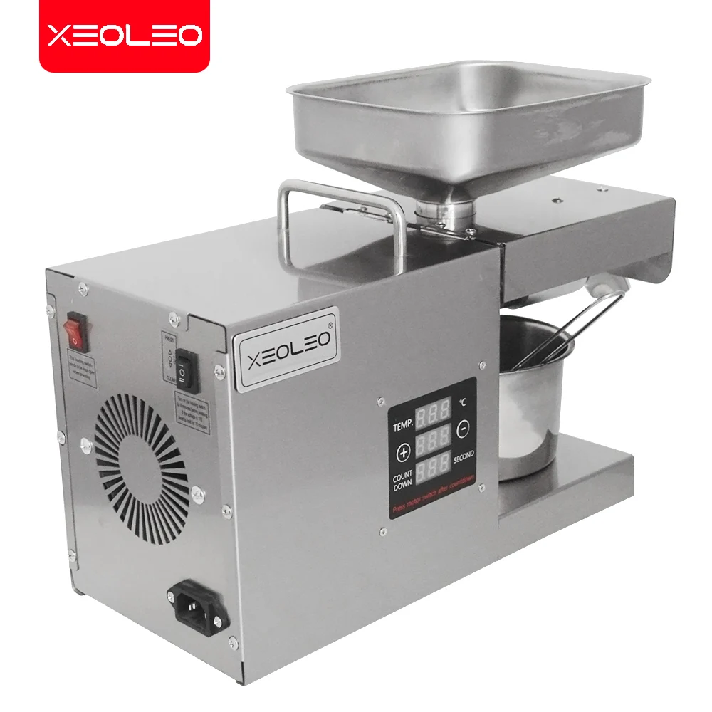 XEOLEO oil press 700W Oil press machine pressing Peanut/Flaxseed/Rapeseed machine For Home Kitchen & Commercial