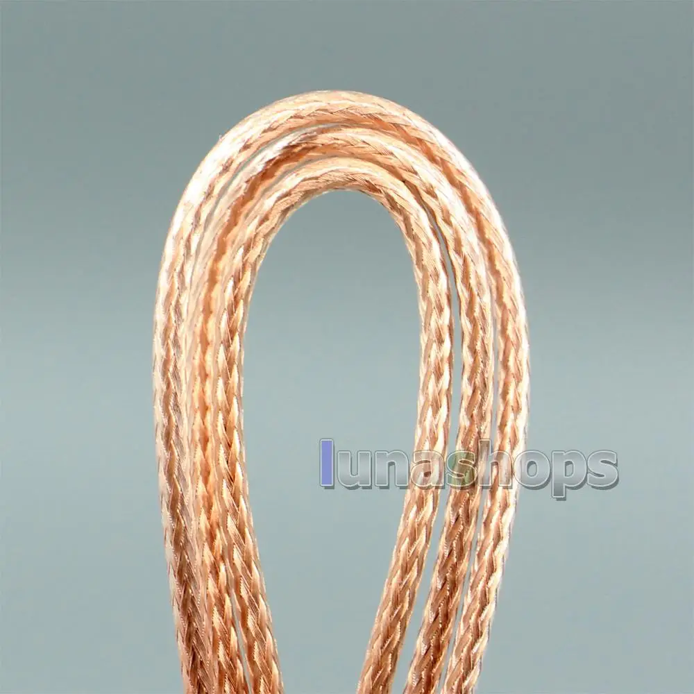 50 متر عالية المتطرفة لينة نقية 7n 99% OCC 64*0.05 مللي متر التدريع الخارجي 19*0.1 مللي متر 7N OCC داخل السلك القطر: 1.8 مللي متر كابل ذاتي الصنع