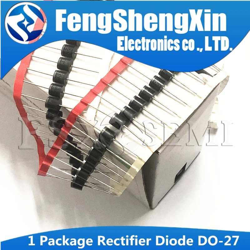 

1 Package Rectifier Diode HER108 HER208 HER307 HER308 HER508 SF16 SF56 SF54 FR307 FR607 DO-27