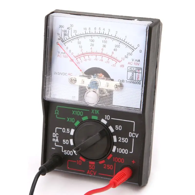 1000V Voltmeter 250mA Ammeter 1K Resistance Meter Analog Multimeter Tool Au11 21 Dropshipping