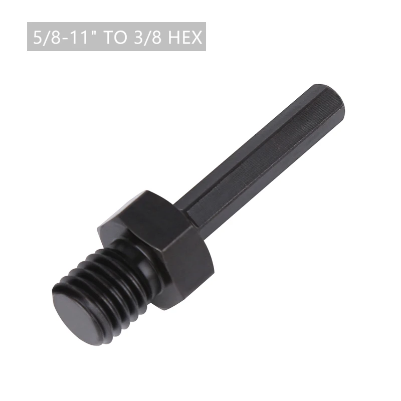 5/8-11" & M14 Gewinde auf 3/8 Sechskant-Spannschaft SDS Plus Adapter, geeignet für Diamant-Kernbohrer und Lochsägen, passend für Bohrhammer und elektrische Bohrmaschinen. – Detail 6