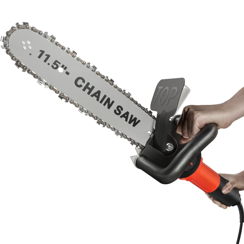 

Chainsaw home electric chain saw small multifunctional woodworking mini angle grinder modified bracket one machine dual purpose