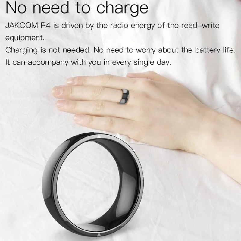 R4 Smart Ring Waterproof Dustproof Fallproof Smart Ring for Windows NFC Mobile Phone Multifunction Magic Finger Ring