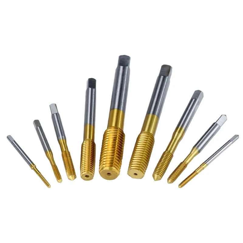 CMCP Extrusion Taps M2-M16 Fluteless Forming Machine Taps TiN Coating Metric Screw Thread Tap Drill Metal Threading Tools