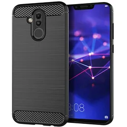 For Huawei Mate 20 Lite Luxury Carbon Fiber Skin Soft Silicone Cover ShockProof Case For Huawei Mate 20Lite Mate20 Phone Cases