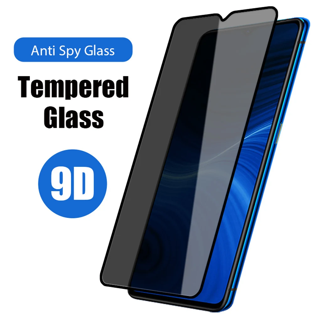 9D Anti Spy Full Cover Glass for Huawei Honor 10i 20 Pro 9 Lite 10 30 20i 30i Privacy Glass for Honor 8X 9X 10X Lite 8A 9A 8S 9S