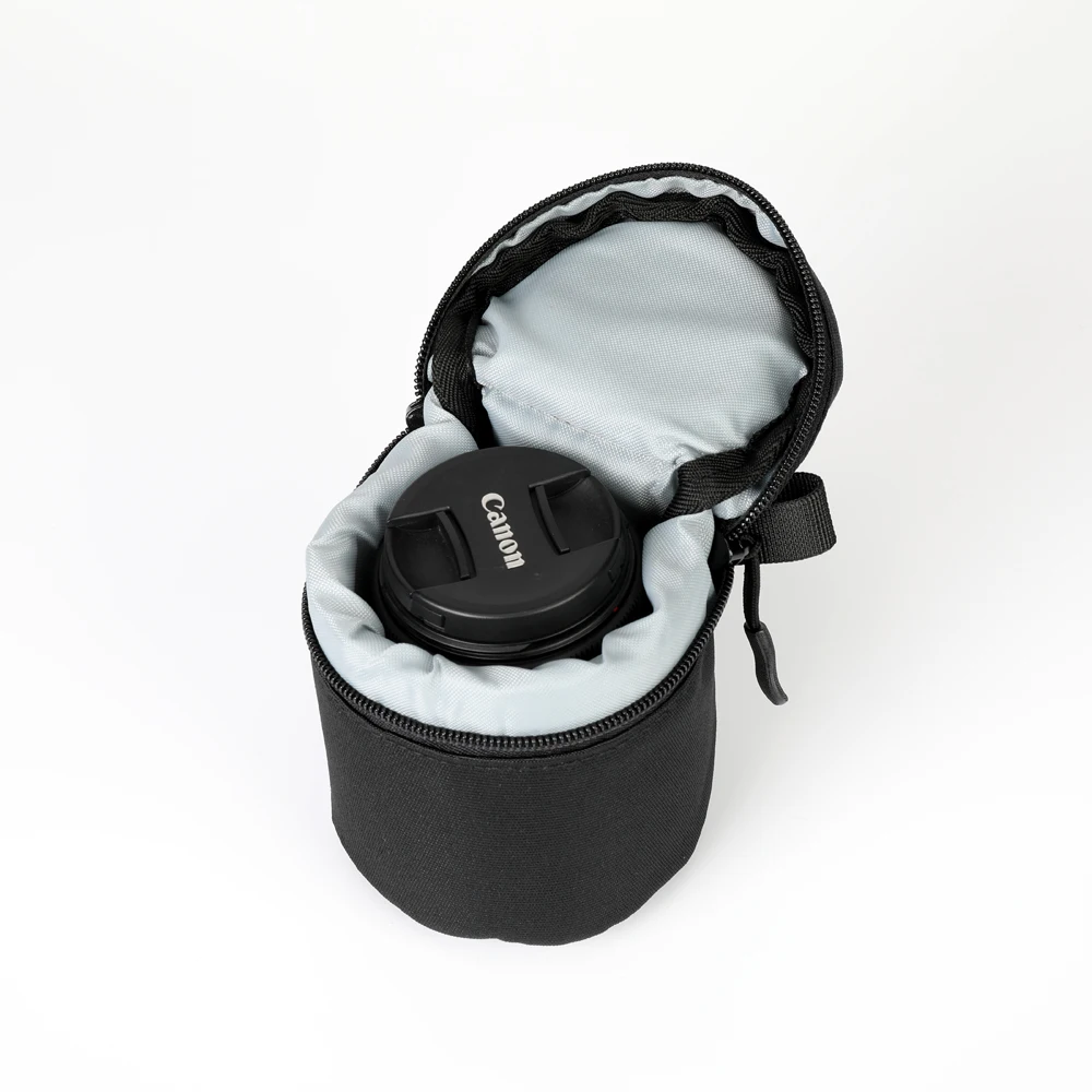 DSLR Camera Lens Case Waterproof Storage Bag Pouch for Nikon Canon Sony Olympus Panasonic Fujifilm JBL Xtreme Soft Padded Cover