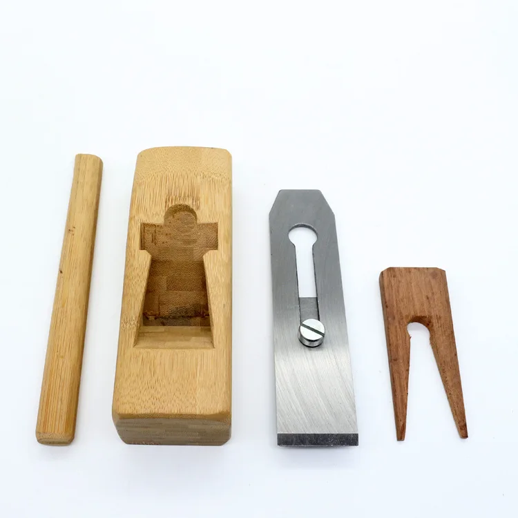 180mm Bamboo Hand Planer Trimming Polishing Plane with Handle DIY Carpenter Woodworking Planing Tools