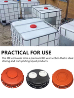 16.3CM IBC Ton Barrel Cover With Venting Chemical Ton Barrel Plastic Cover Tank Lid Breath Cover Tank Breath Cover With Hole