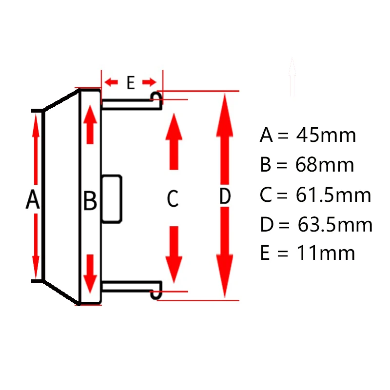 4pcs 68mm with 45MM Red Silver Aluminum Sticker Car Hub Cap For BBS Rays Volk Enkei XXR Tokyo Attack OZ Racing Wheel Rim Hub Cap