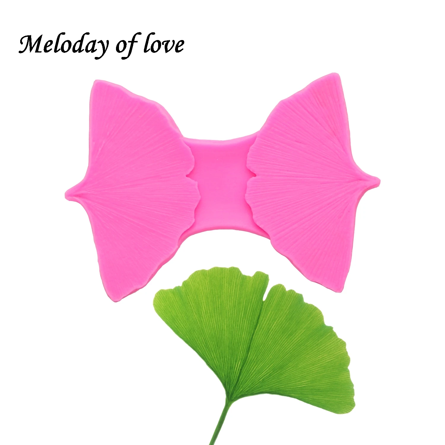 Силиконовая форма в виде лепестков гинкго для украшения торта