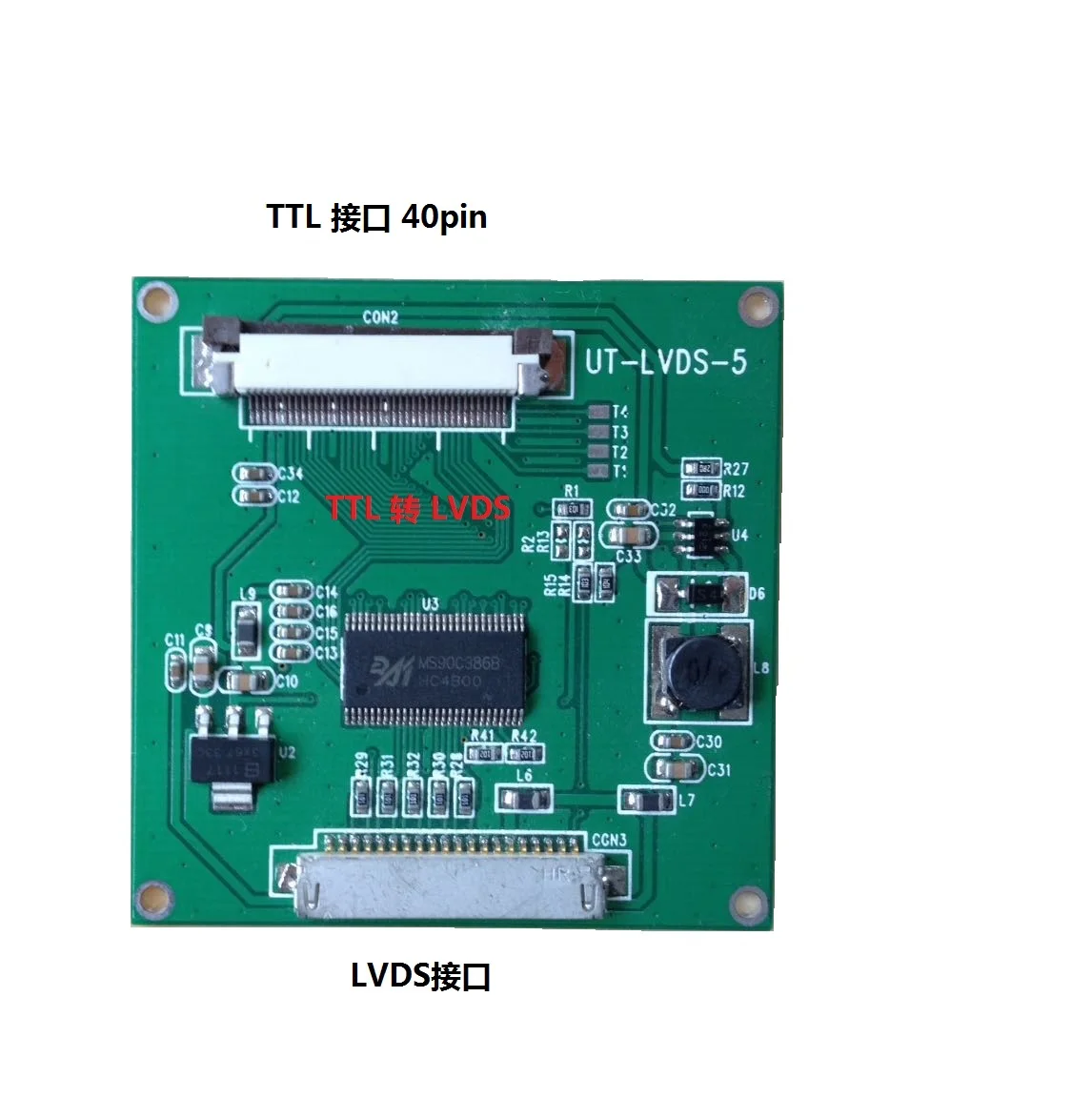 Адаптер LVDS ДЛЯ ЖК-экрана TTL, плата LVDS, 40-контактный ЖК-экран, плата драйвера LVDS