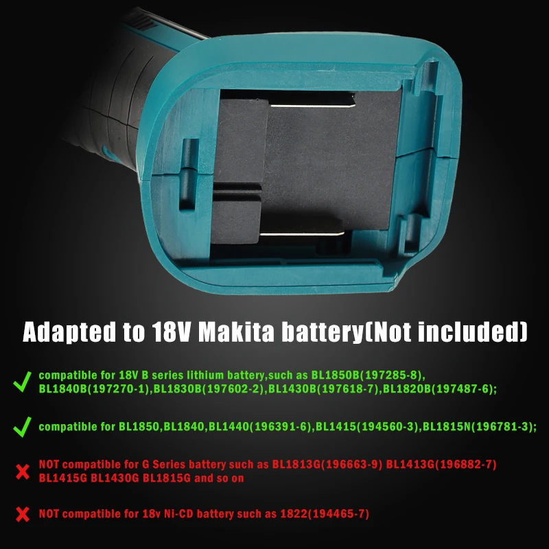 Electric Trimmer Saw Renovation Power Tool Machine Multi-function Tool Oscillating Tool For Makita 18V Battery (Not Included)