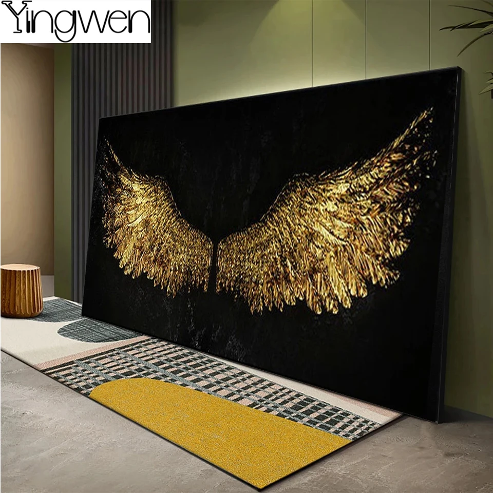 DIY Diamond Painting Angel Wings Abstract Art Full Diamond Embroidery 5D Rhinestone Picture Mosaic Cross Stitch Landscape Decor