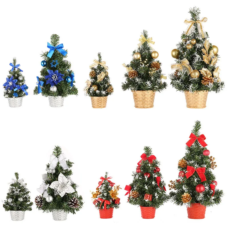 

Christmas decoration anime mini Christmas tree cosplay family party DIY accessories 20CM Evergreen 2021 New Year props gifts