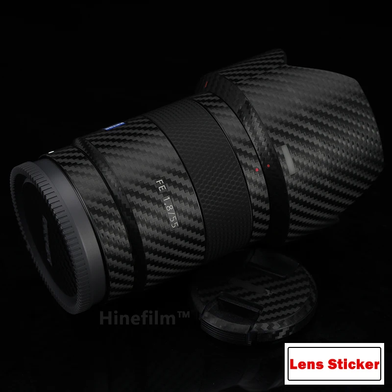 For FE55 1.8 / 55mm 1.8 Lens Stickers Decal Skin Wrap for Sony Zeiss FE 55mm F1.8 ( SEL55F18Z ) Lens Premium Decal Skin Sticker
