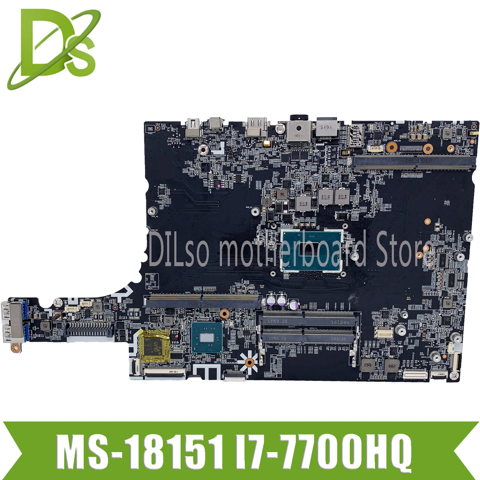 KEFU MS-18151 Notebook Mainboard For MSI MS-1815 GT83VR LAPTOP MOTHERBOARD With i7-7700HQ CPU 100% Tested