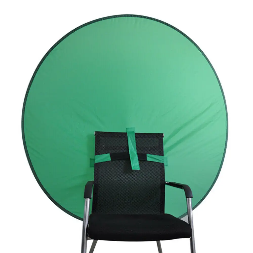 Green Screen Backdrops Photography Background Portable Fold Reflector For Live Broadcast YouTube Video Studio Round Practical