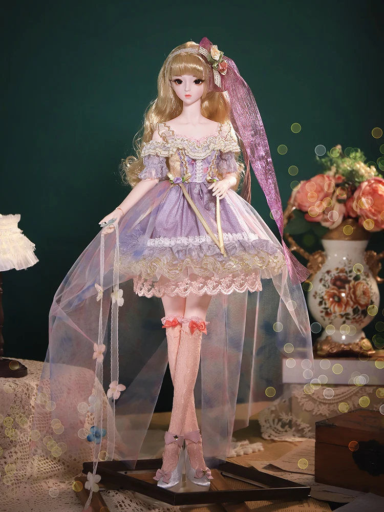 DBS 1/3 BJD lalki 62cm Anna i Miki wspólne body high-end na zamówienie makijaż twarzy prezent SD z odzież i obuwie