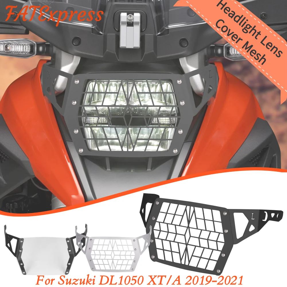 

Mount Grille Motorcycle Headlight Mesh Lattice Grid Vivid Square Cover For Suzuki V-strom DL1050XT DL1050A 2019-2021 Accessories