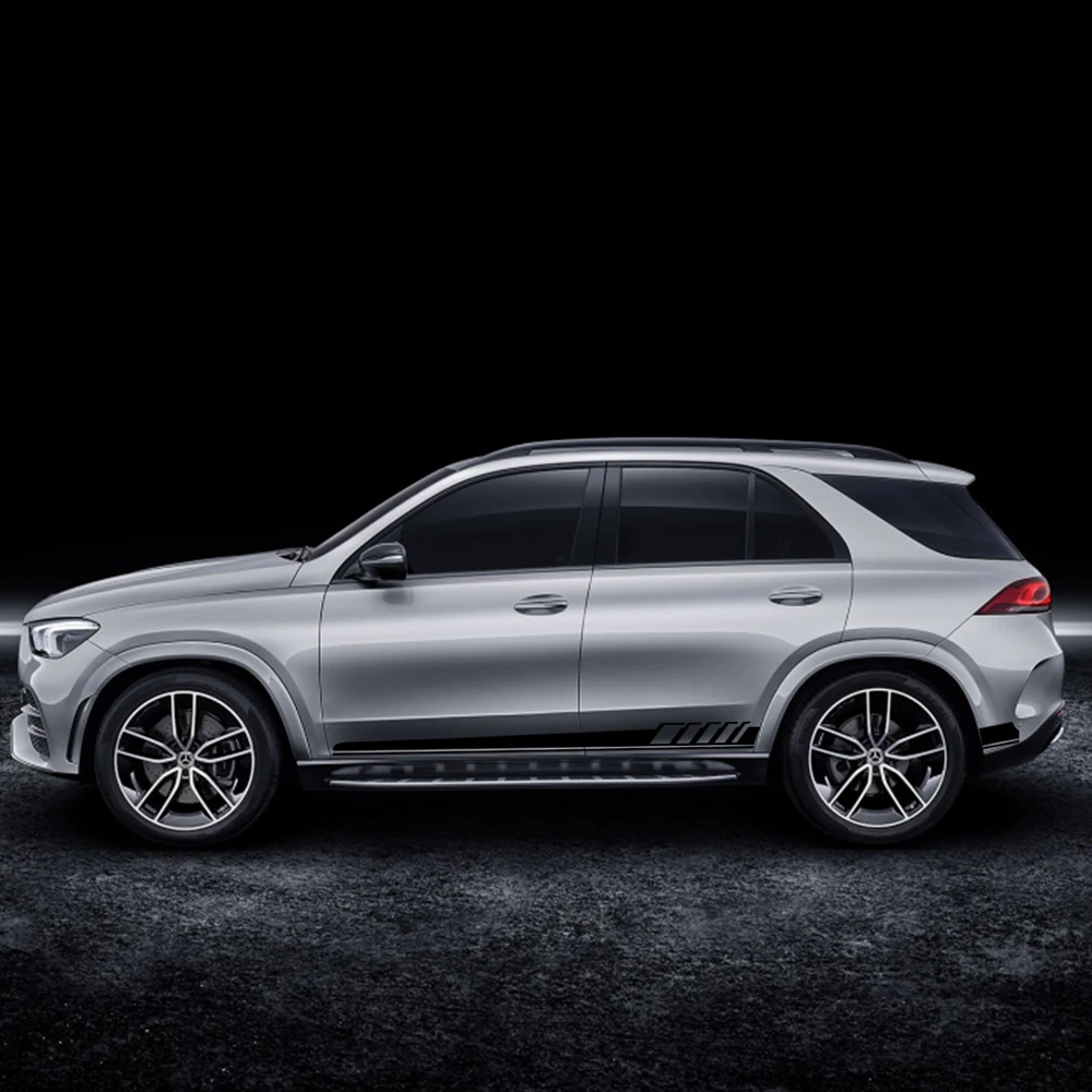 For Mercedes Benz GLE Class W166 W167 C292 C167 GLE63 AMG 400 450 Edition 1 Decal Car Door Side Stripe Skirt Sticker Accessories