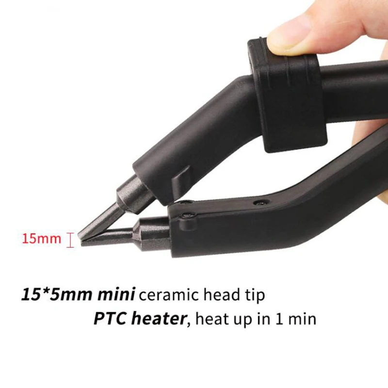 Smart Mini Heating Tip Heat Connector Fusion Hair Extension Iron Keratin Bonding Tools Adjustable Temperature 220℃,