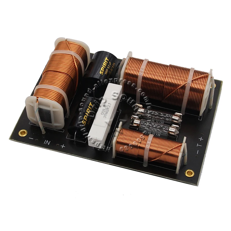 

1pcs 600W 3-Way 3-Unit Hi-Fi Professional Audio Speaker Frequency Divider Crossover 1-High 1-Low 1-Ultra-low Filter