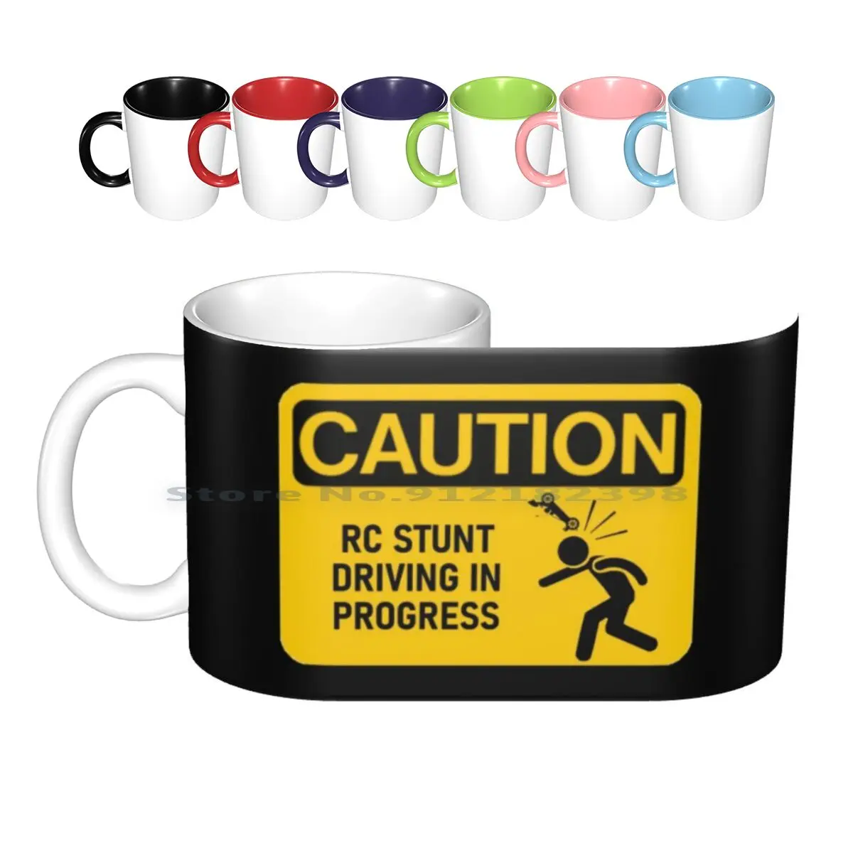 Rc Stunt Driving In Progress Ceramic Mugs Coffee Cups Milk Tea Mug Nitro Rc Rc Cars 5th Scale Rc Electric Rc Funny Rc Rc