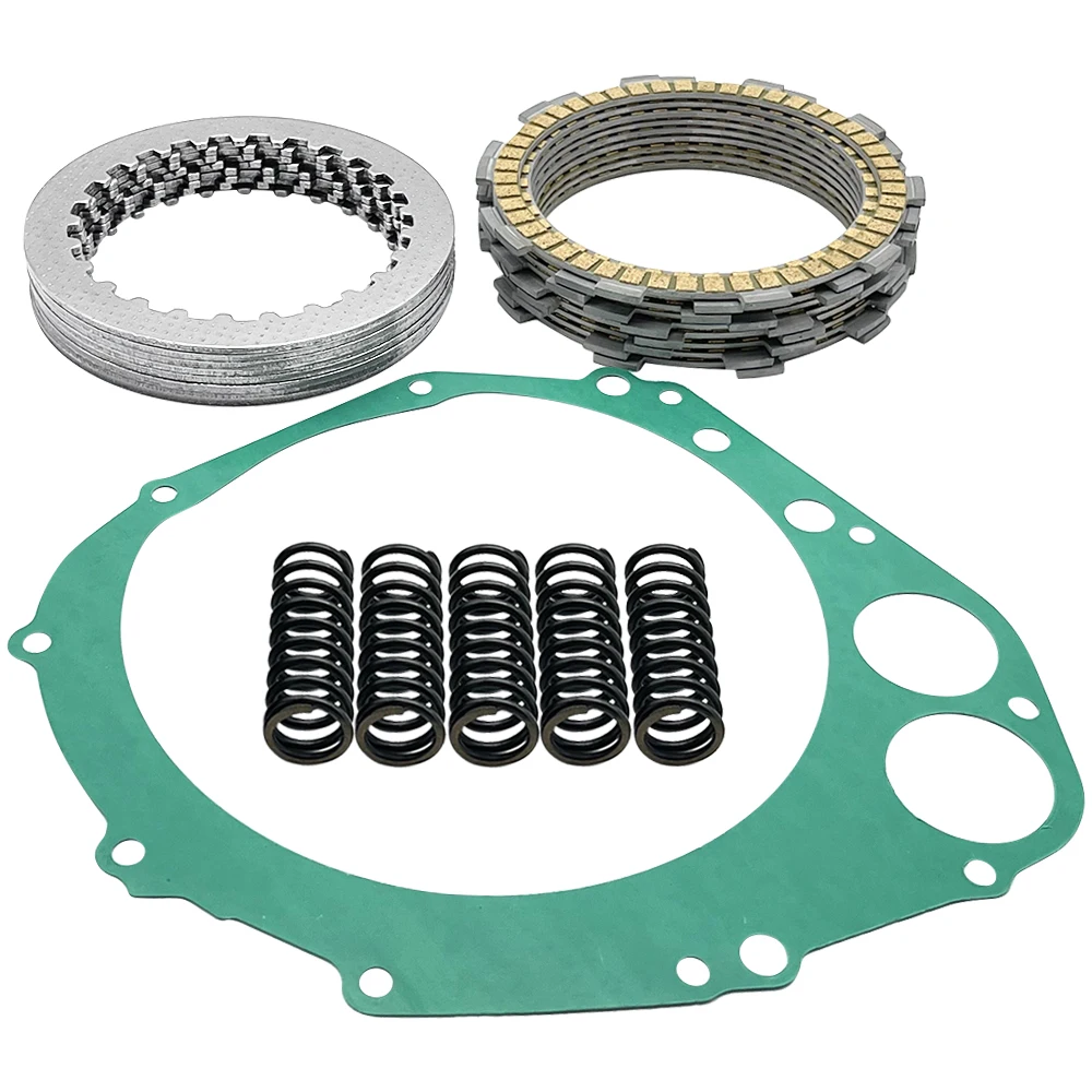 Kit de embreagem completo molas resistentes e junta de cobertura compatível para suzuki gsxr600 GSX-R 600 2001-2005