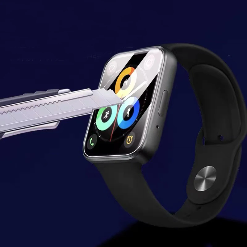 Película protetora para relógio inteligente, 5 peças, macio tpu transparente para meizu smart watch tela cheia proteção de tela
