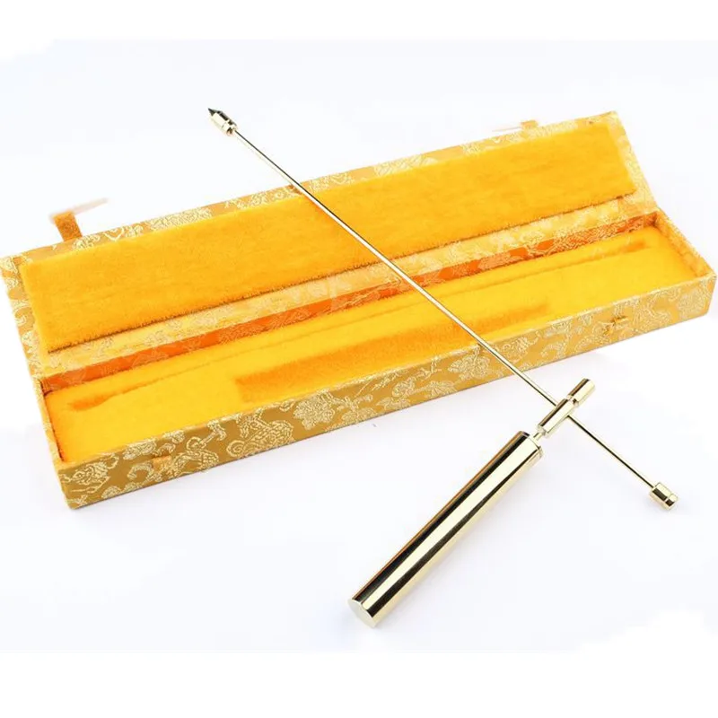 SongLong Brass Pendulum Looking for Dragon Rule Copper Feng Shui Detector Stick Divination Aid Compass Supplies