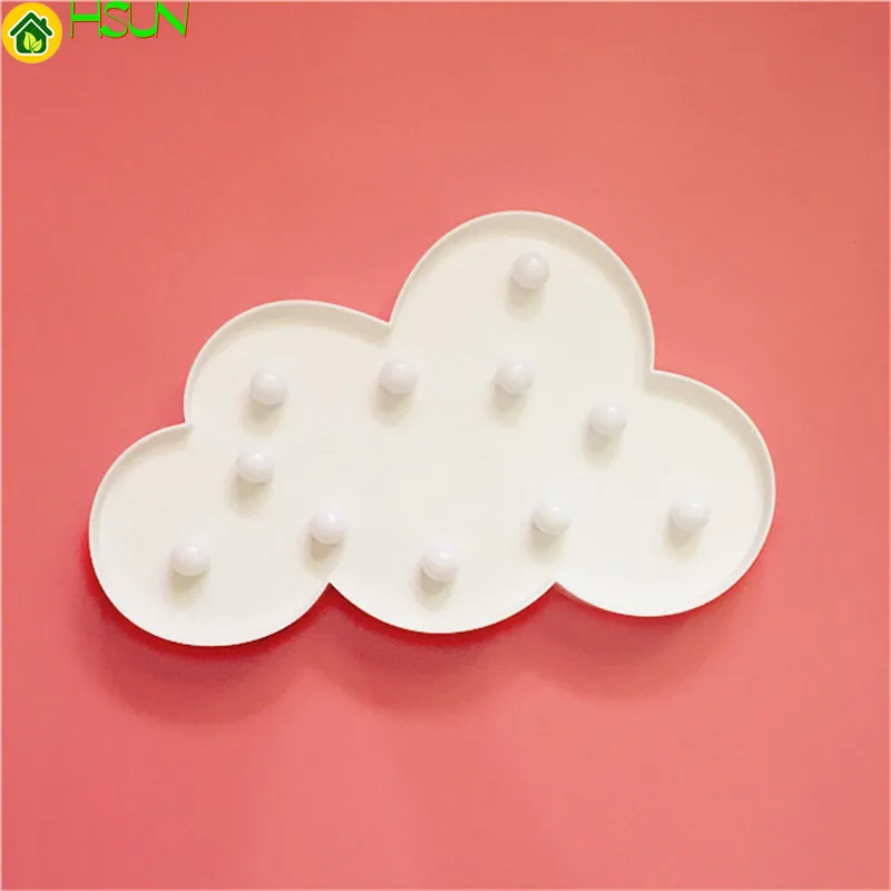 Children 3d Star Moon Cloud Night Light Cute Lovely Led Light Toy Gift Marquee Sign For Bedroom Study Living Room Decor