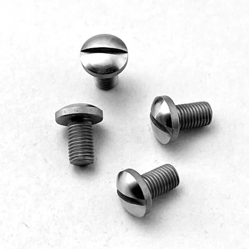 4pieces CNC Slotted Screws Bolts Kit Replacement for 1911 Grips Model 416 Stainless Steel Screw Repair Tool Parts