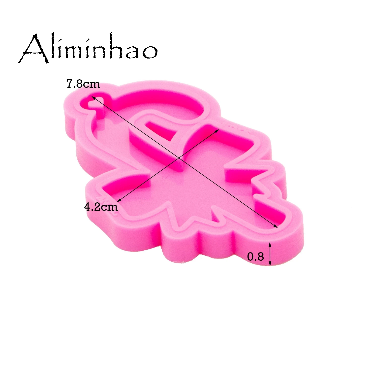 DY0185 Shiny high quality Christmas Candy and bow shape Silicone Molds DIY epoxy and resin craft molds Keychain Mould