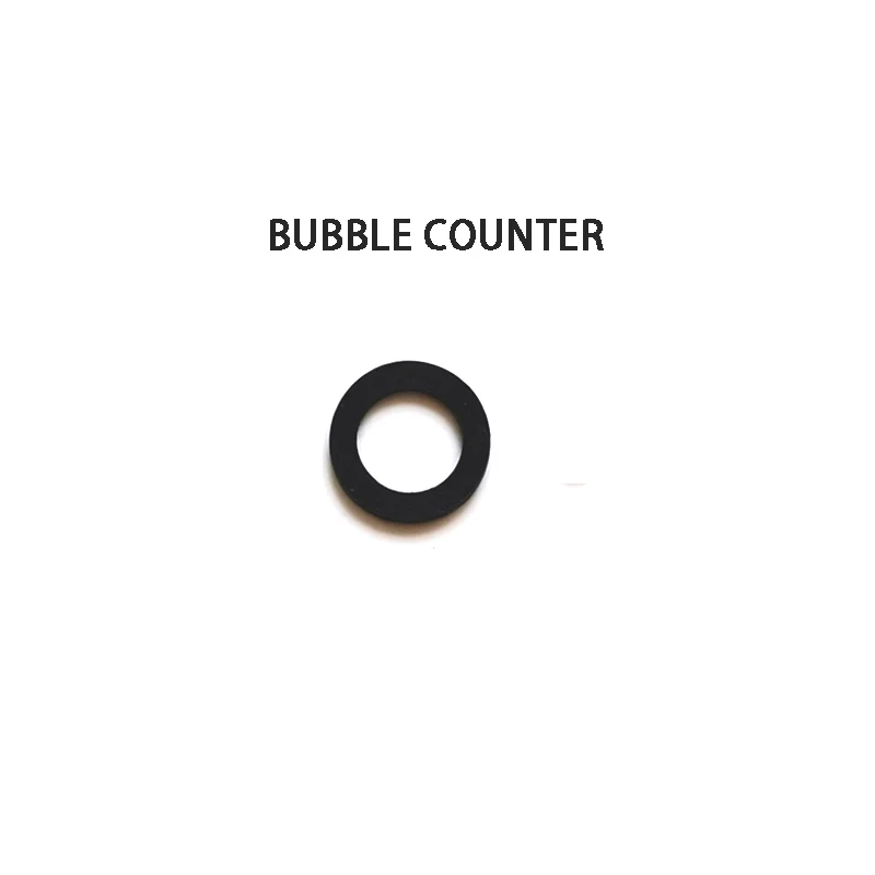 Aquarium carbon dioxide generator carbon dioxide bubble counter sealing ring, 3 specifications of sealing ring