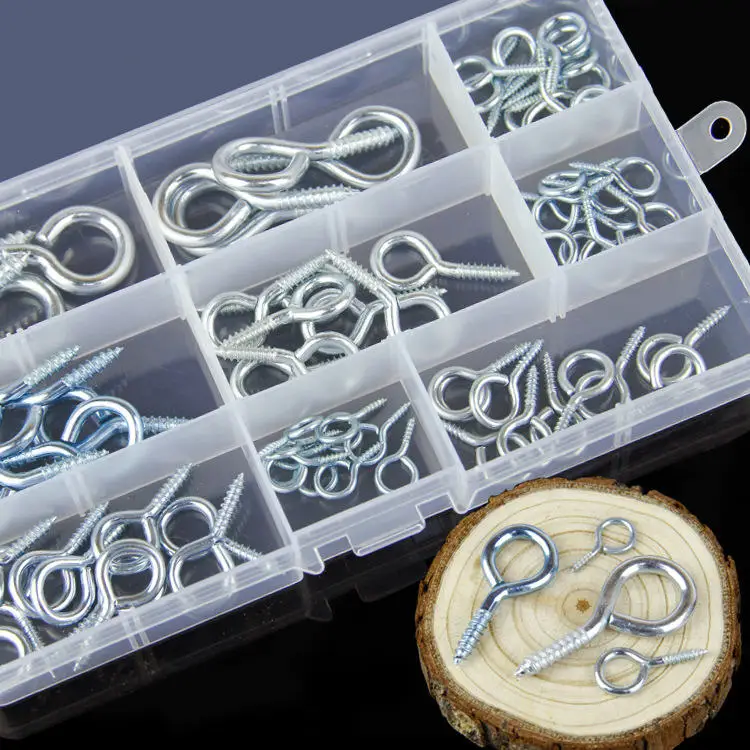 Round Ring Screw Circle Self-tapping Screw Set with Ring Self-tapping Screw Package Ring Screw 1#-12#