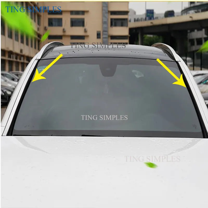 

Для Mercedes GLC Class X253 Benz GLC200 GLC250 GLC300 2015 2016 ветрозащитный экран щит от дождя дефлектор отделка наклейка полоса 2 шт.