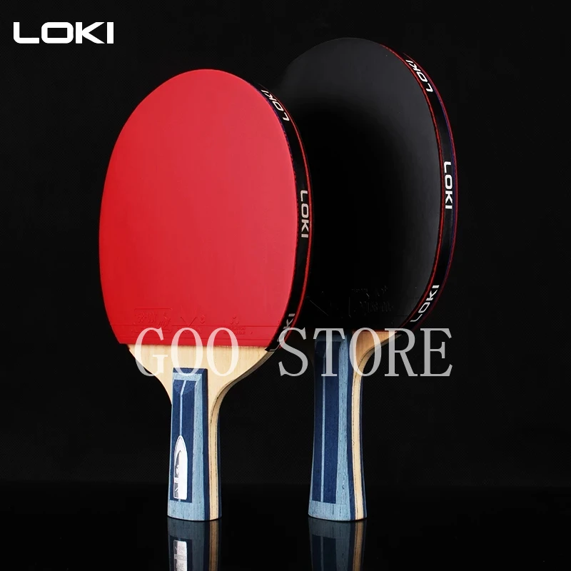 Raqueta de tenis de mesa conmemorativa LOKI Wang Hao, paleta de Ping Pong profesional, palas de carbono, versión Platinum