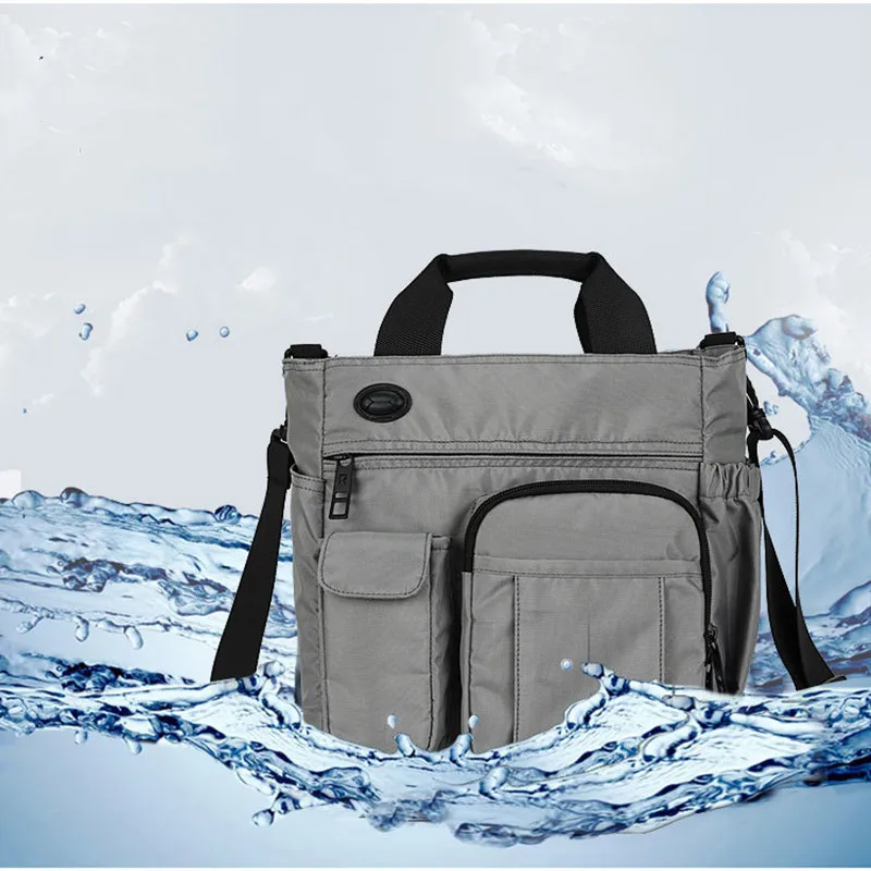 Tablet Shoulder Bag For Ipad Air Mini Pro 7.9"9.7"10.1"12" 10.5 12.9inch New Men Fashion Bags Travel Messenger Black Laptop Bags image 6