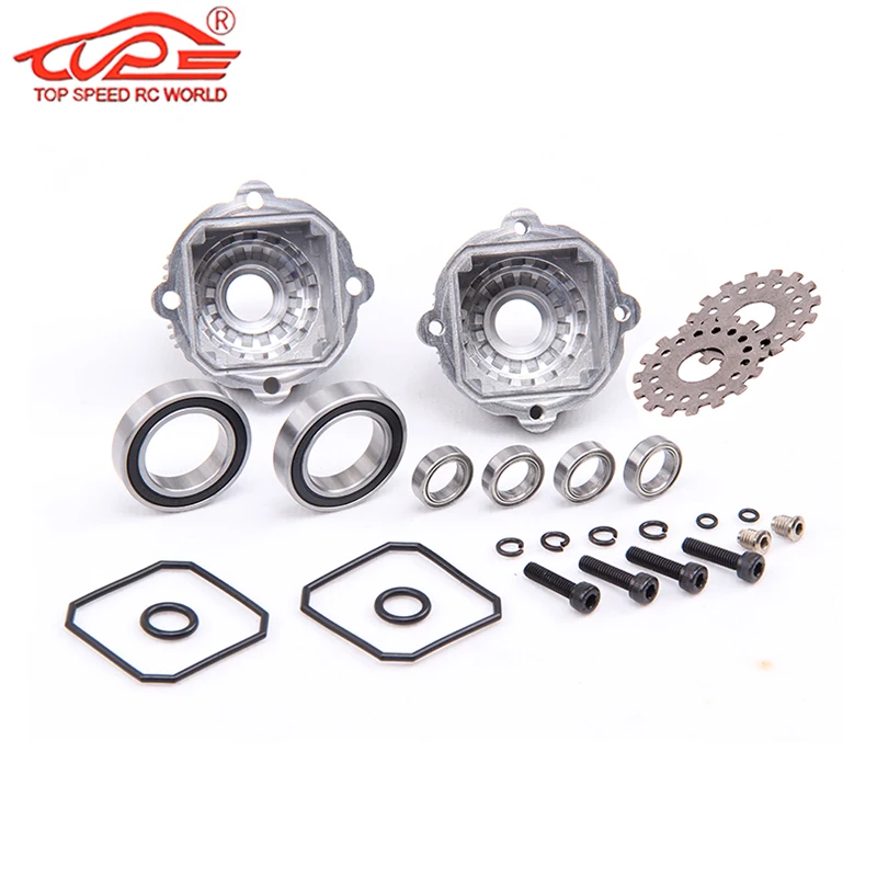 Nâng Cấp Phần Nhôm Vi Phân Gear Vỏ Bộ Cho Xe 1/5 Rc Khí HPI ROFUN BAHA ROVAN KM BAJA 5B 5T 5SC Buggy Xe Tải