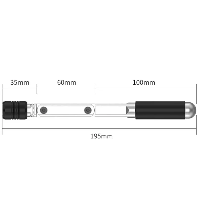 Universele Variabele Hoek Handmatige Schroevendraaier Thay Nhanh Schroevendraaier Geschikt Voor 6.35Mm Schroevendraaier Bit