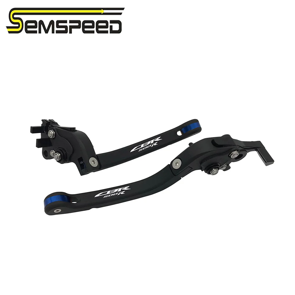 SEMSPEED CBR500R Motorcycle Adjustable Foldable Brake Clutch Levers Handle Grips For Honda CBR500R/CB500F/X 2013-2018 2019 2020